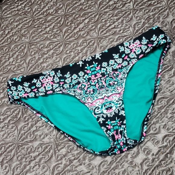SWIM MASHUP NWOT & EUC- Xhilaration Bikini Top & Kenneth Cole Floral Bottom - Picture 4 of 9